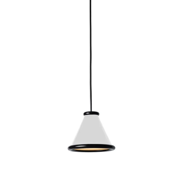 Belid Belle Pendelleuchte Ø15 cm Glossy weiß-glossy schwarz
