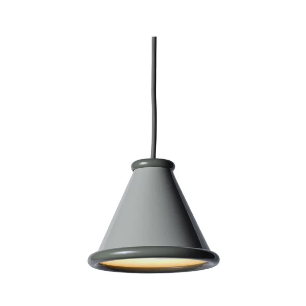 Belid - Belle Pendelleuchte Ø15 Pebble Grey/Moss Grey