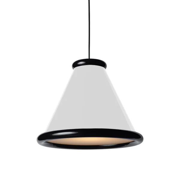 Belid Belle Pendelleuchte Ø36 cm Glossy weiß-glossy schwarz