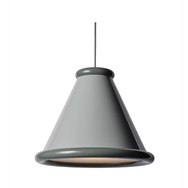 Belid - Belle Pendelleuchte Ø36 Pebble Grey/Moss Grey