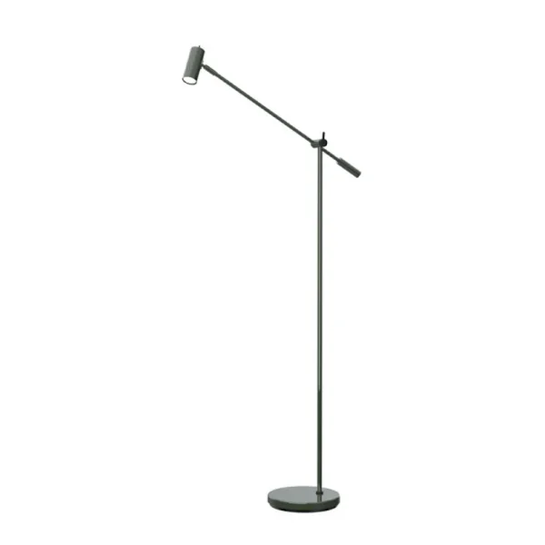 Belid - Cato Stehlampe waldgrün/schwarz Höhe 134 cm dimmbar
