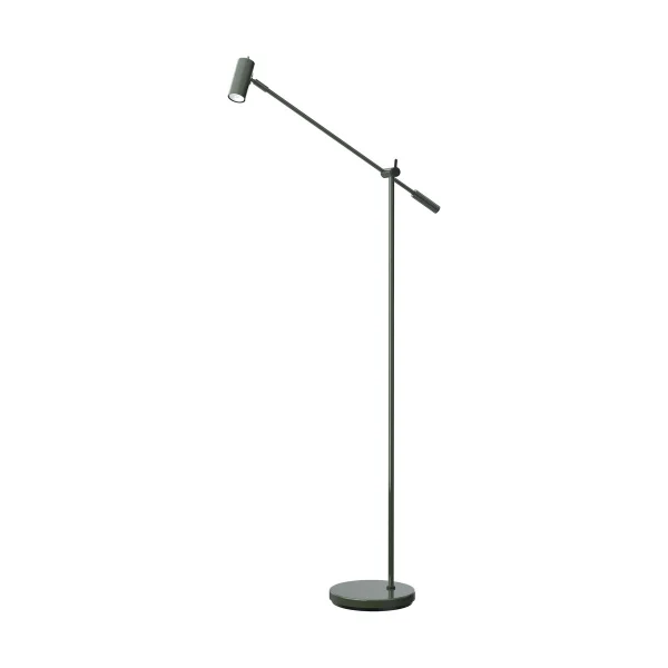 Belid Cato Stehleuchte 134 cm Blank Waldgrün-mattschwarz