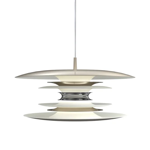 Belid - Diablo Pendelleuchte, Ø 50 cm, greige, Metall, E27