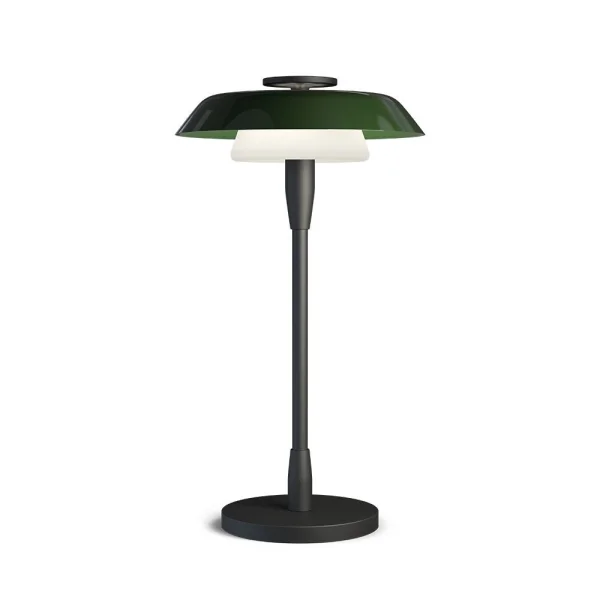 Belid - Horisont Tischleuchte H36,5 Matt Black/Shiny Forest Green