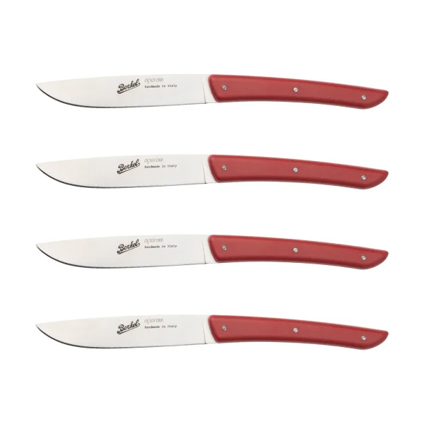 Berkel Color Fleischmesser 4er-Pack 11 cm Red