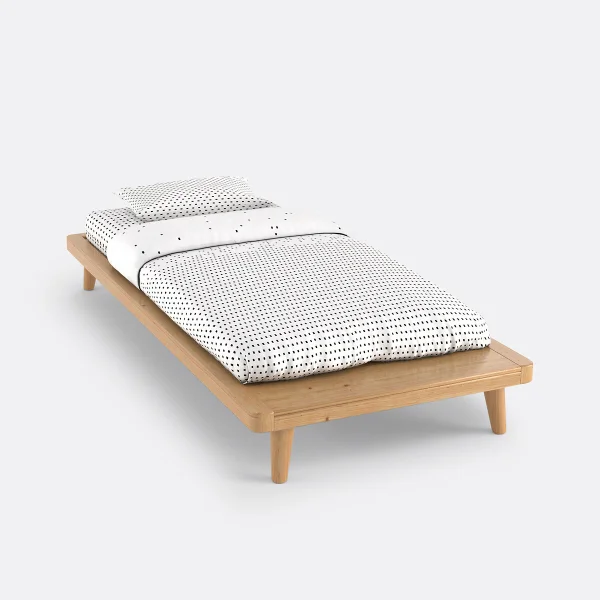 Bett Jimi Mit Lattenrost + Ablage 90 x 190 cm