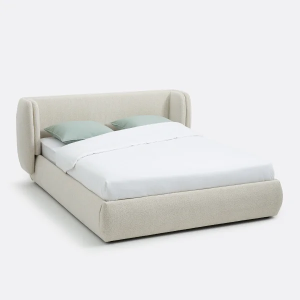Bett Mit Lattenrost Meridiano, Bouclé