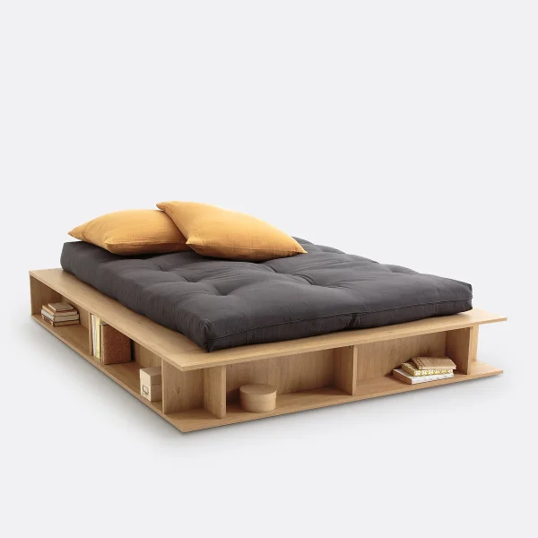 Bett Presto Mit Klapprost Und Regalfächern