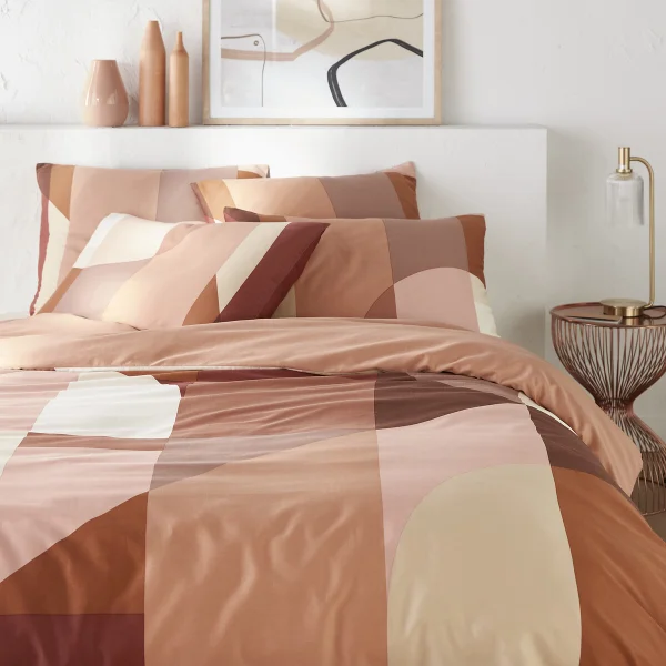 Bettbezug Marjorie Aus Gewaschenem Baumwollsatin 260 x 240 cm