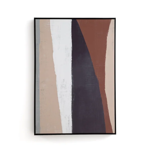 Bild Sculptural Auf Leinwand, 70 X 100 Cm