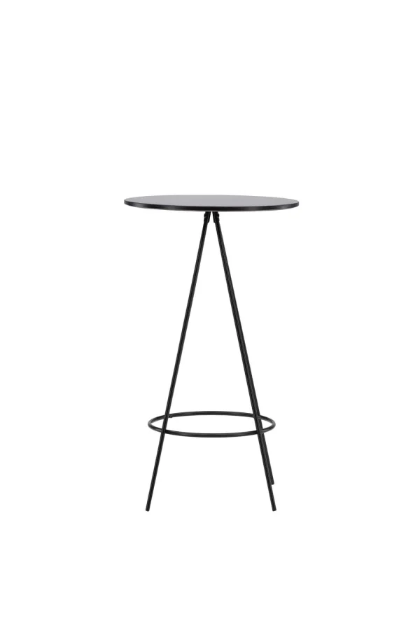 Bistro Bartisch Ø60cm schwarz.