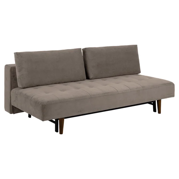 Blain Schlafsofa Samt beige.