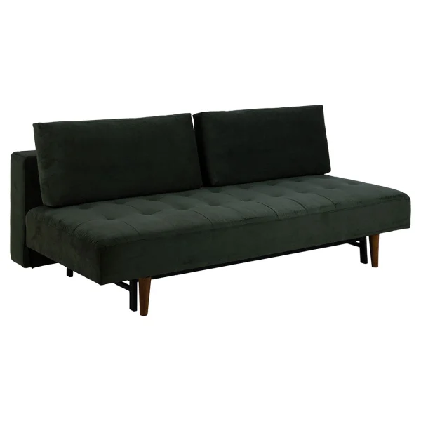 Blain Schlafsofa Samt grün.
