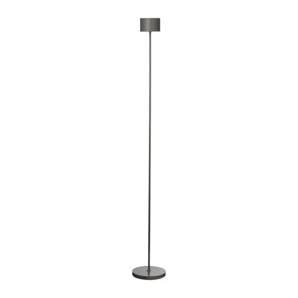 Blomus - Farol Mobile LED Stehleuchte Burned Metal/Metallic