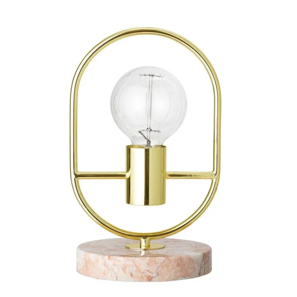 Bloomingville - Nostalgic Tischleuchte Gold/Marble