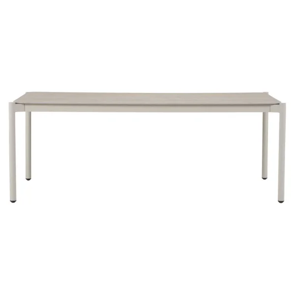 Bo Gartentisch 104x204cm grau,Stein dekor.
