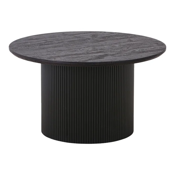 Boavista Couchtisch Ø80cm dunkelbraun.