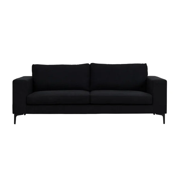 Bolero Sofa 3 Personen schwarz.