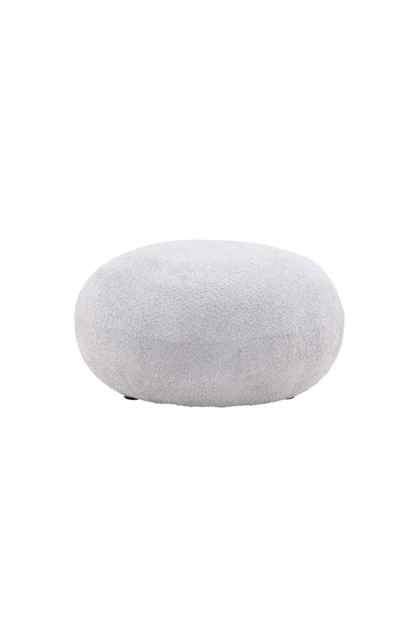 Bologna Pouf hellgrau.