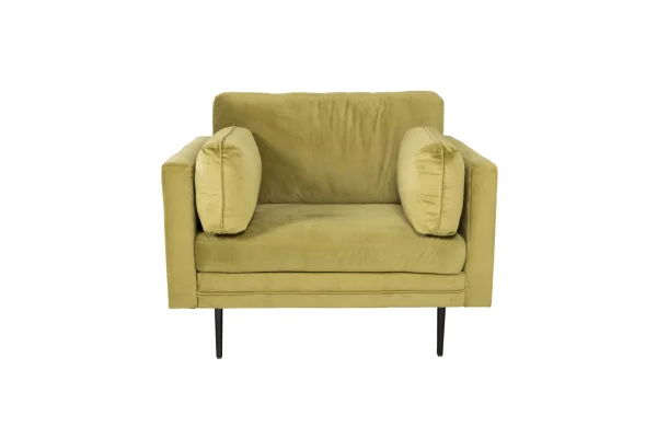 Boom II Sessel Velour grün.