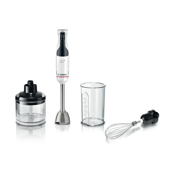 Bosch Bosch Serie 4 ErgoMaster MSM4W421 Stabmixer Set Weiß-Anthrazit
