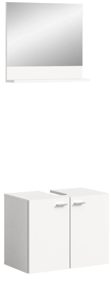 Boston Badmöbelset B17 weiß.