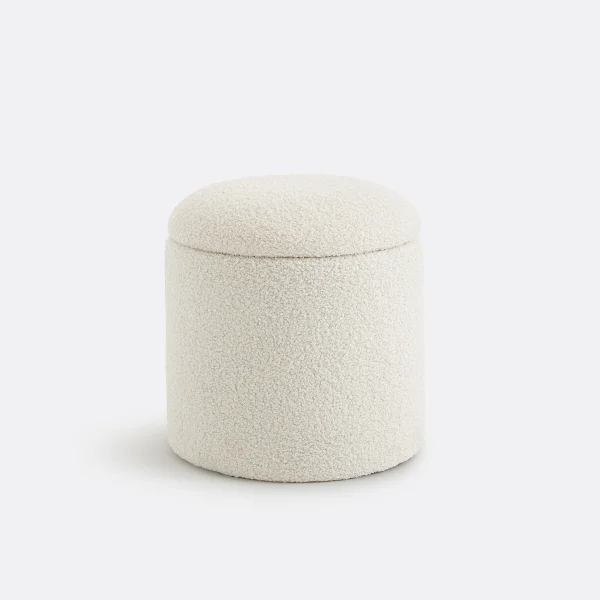 Bouclé-puff Timour Mit Stauraum