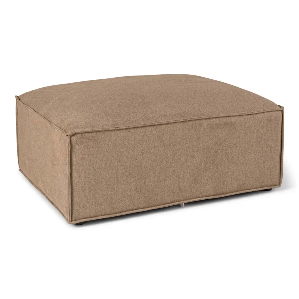 Box Pouf beige, braun.