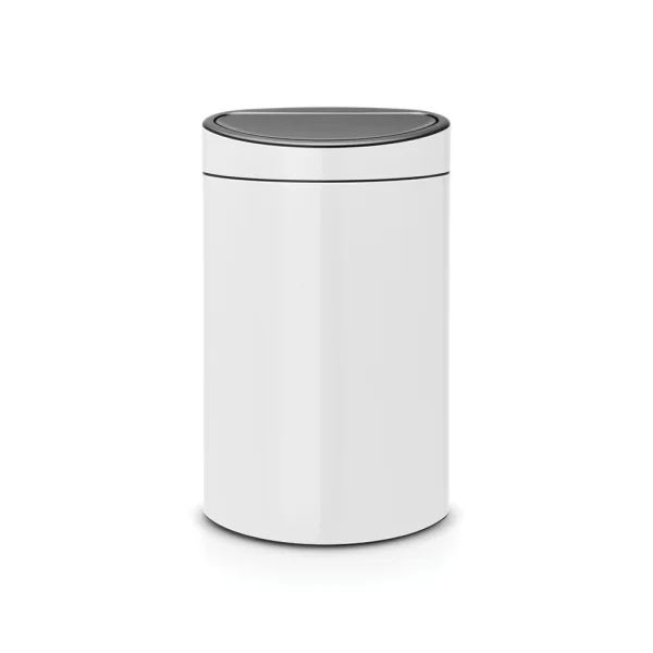 Brabantia Touch Bin Plastik 40 L Weiß