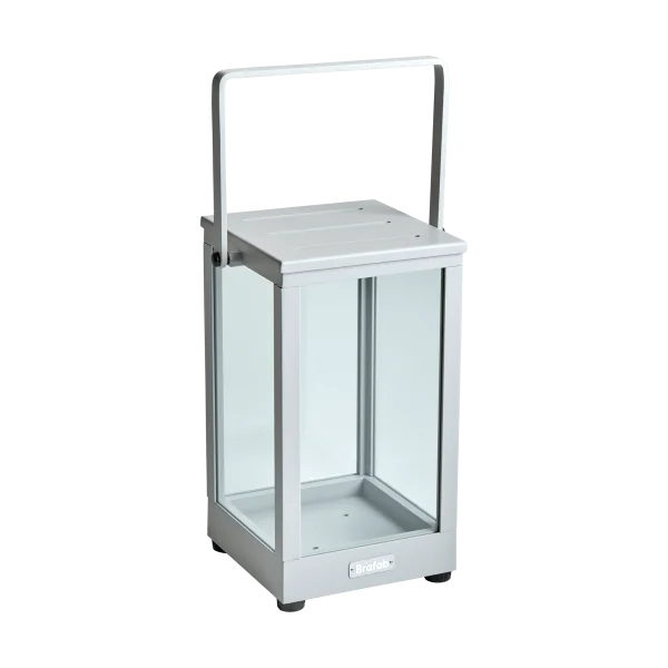 Brafab Belfort Windlicht Light grey H37 cm