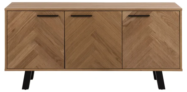 Brighton Sideboard Fischgräten mit 3 Türen eichendekor.