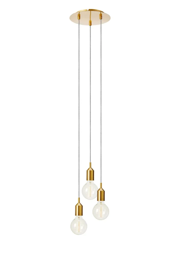 Bronx Deckenlampe Bronze 3 Lampen Runde