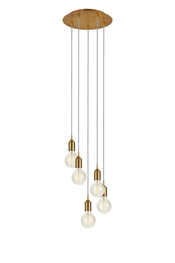 Bronx Deckenlampe Bronze 5 Lampen Runde