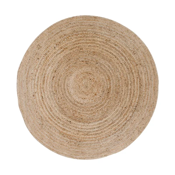 Broom Teppich Ø150 cm in Jute natur.
