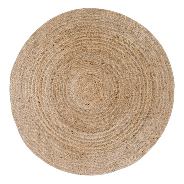 Broom Teppich Ø180 cm in Jute natur.