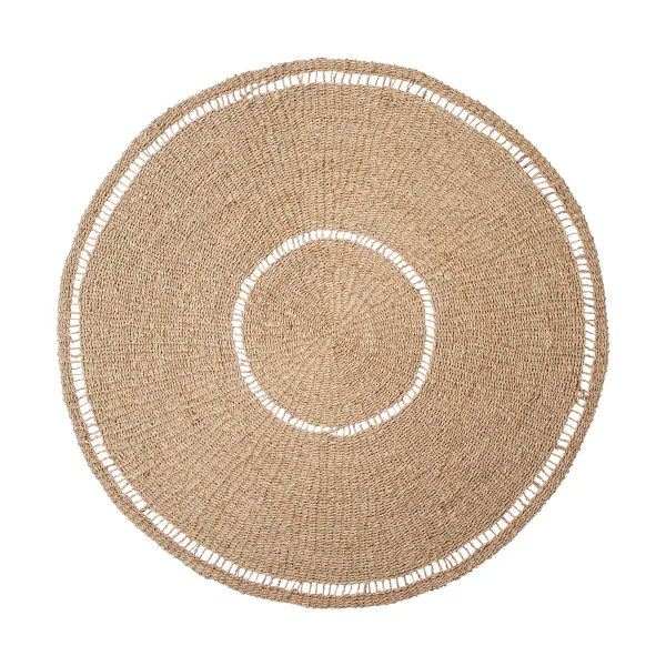 Broste Copenhagen Anina Teppich Seetang Ø120cm Natural