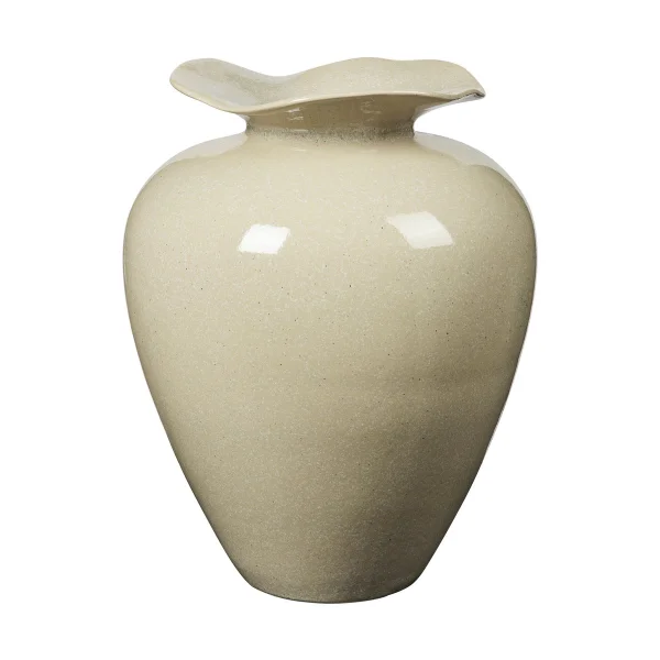 Broste Copenhagen Florentina Vase L 44 cm Beige