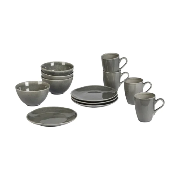 Broste Copenhagen Nordic Rain Frühstücksset 12-teilig
