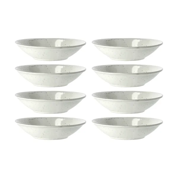 Broste Copenhagen Nordic Sand Pastateller Ø22,5 cm 8er-Pack