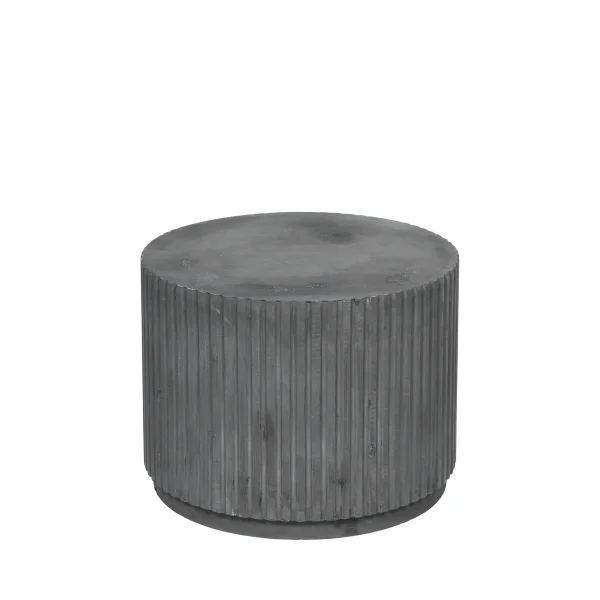 Broste Copenhagen Rillo Podium Fiberknete Kohle