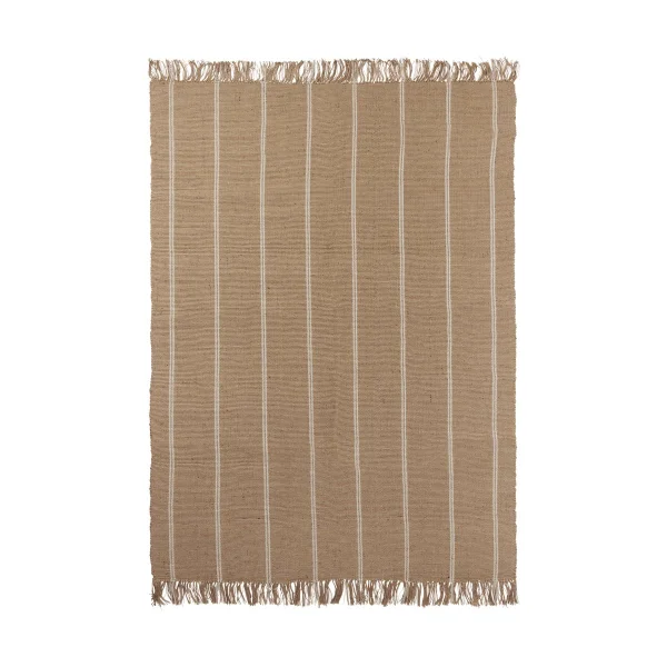 Broste Copenhagen Yuki Matte White-natural, 140x200 cm
