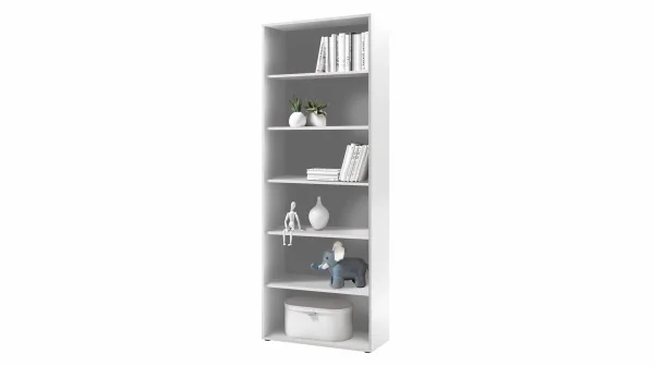 Bücherregal Standregal lichtgrau 80 x 216 cm - PRONTO