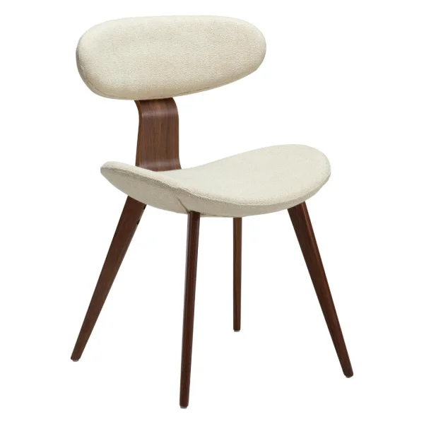 Buckle Esszimmerstuhl Bouclé offwhite.