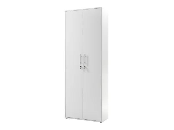 Büroschrank lichtgrau 80 cm x 216 cm - 5 Einlegeböden - PRONTO