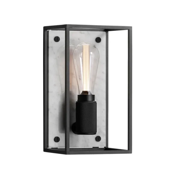 Buster + Punch - Caged Wall medium Wandleuchte Marmor weiß