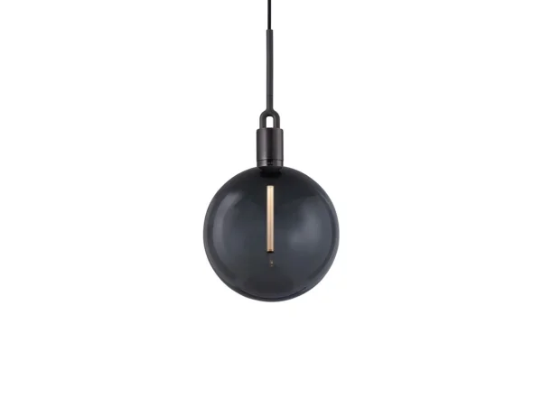 Buster+Punch - Forked Globe Pendelleuchte Dim. Large Smoked/Gun Metal