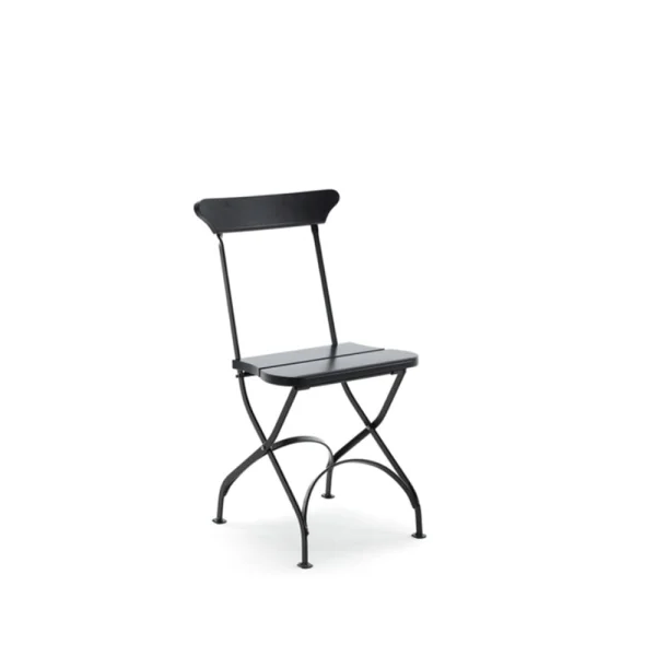 Byarums bruk Classic No.2 Stuhl Schwarz, schwarzes Gestell