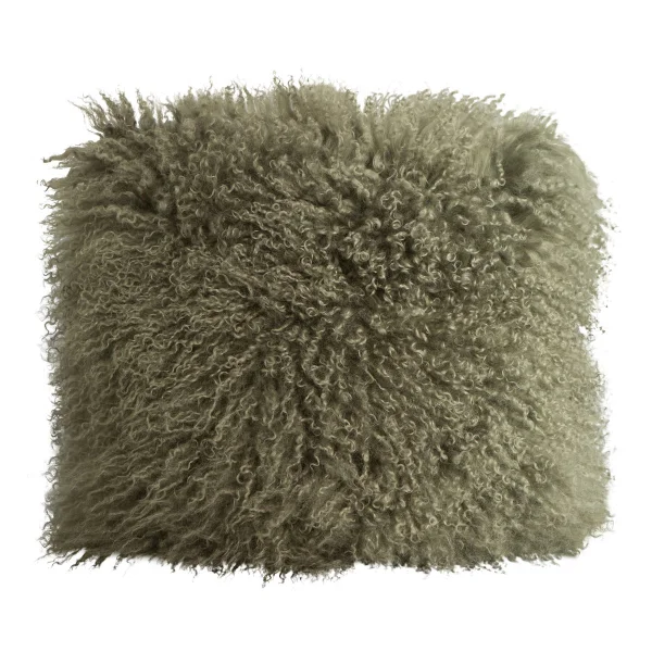 Byon Tibetan Kissen 40 x 40cm Khaki grün