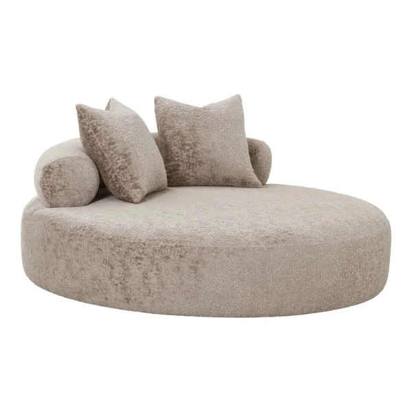 Cairo Sofa , Daybed mit 2 Kissen natur.