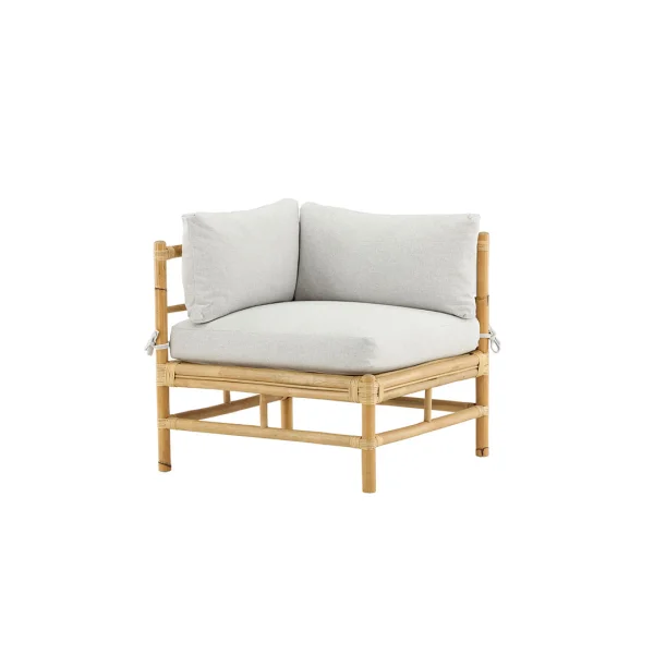 Cane Gartensofa Eckteil natur.